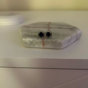 Elegant Blue Stud Earrings